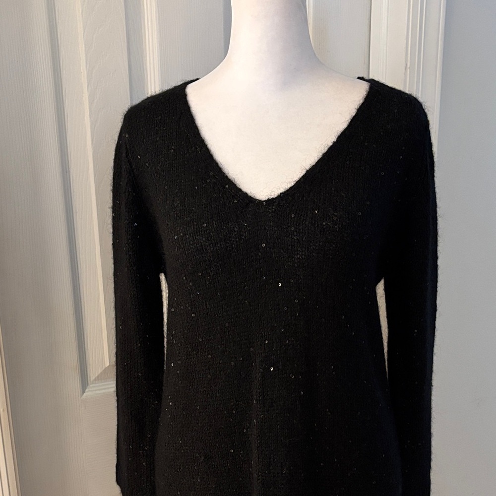 Joe Fresh Knit Dress Sequined Mohair Blend Size M